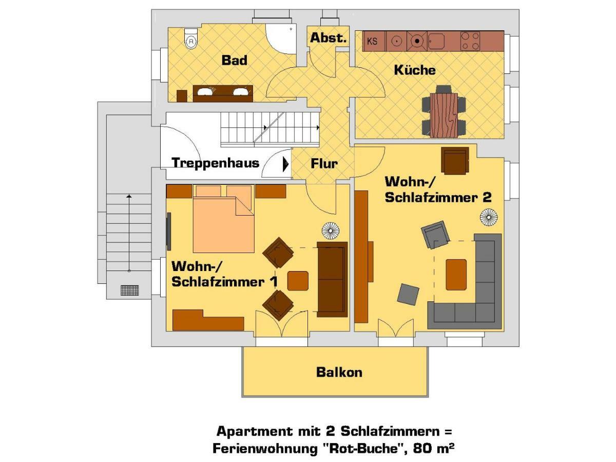 “Haus Am Kuestenwald” Ferienwohnungen 格拉尔-米里茨 外观 照片